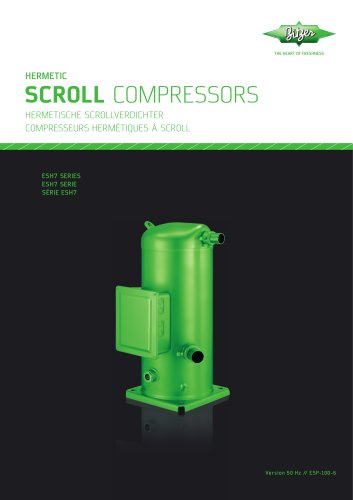 Hermetic Scroll Compressors  ESP-100-6