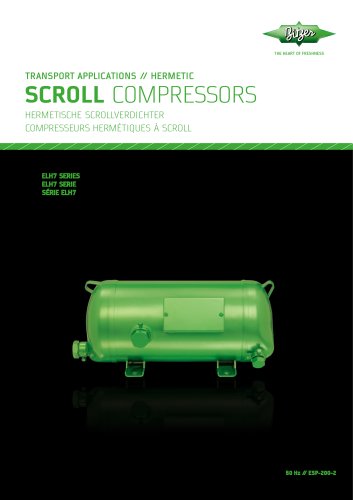 Hermetic scroll compressors ESP-200-2