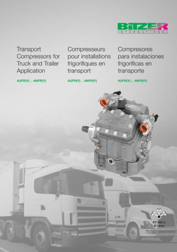 Transport Compressors for Truck and Trailer Application 4UFR..4NFR (IP-Units)  KP-565-2