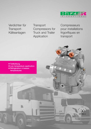 Transport Compressors for Truck and Trailer Application  KP-560-2