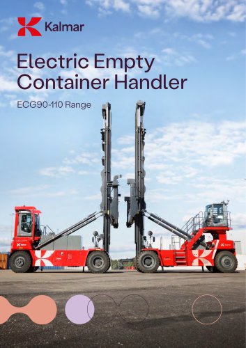 Electric Empty Container Handler ECG90-110 Range