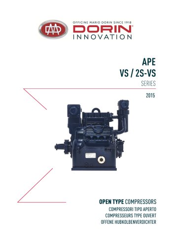 Open type compressors