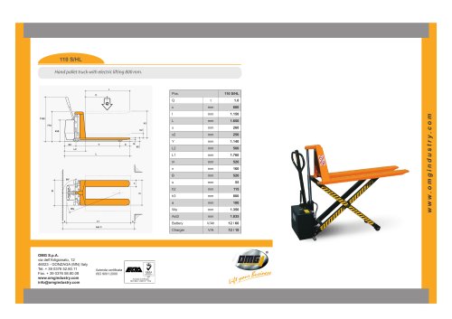 110 S/HL Pallet trucks