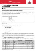 Filtres déshydrateurs anti-acides - 4