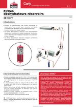 Filtres déshydrateurs réservoirs - 1