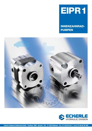 High Pressure Internal Gear Pumps EIPR 1 