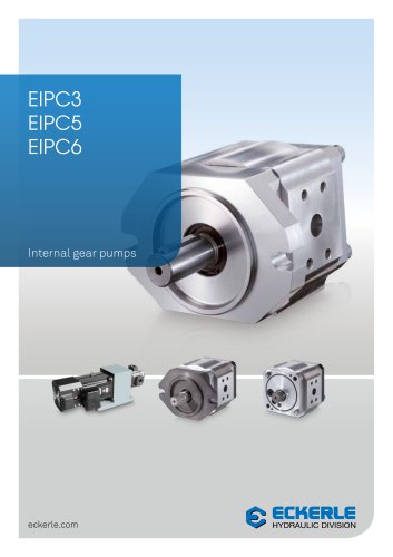 Internal gear pumps EIPC 3, 5, 6