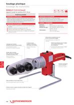 ROTHENBERGER 2012/13 Chapitre ROWELD® Soudage - 7