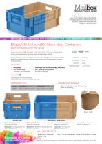 Bi-Colour 180° Stack Nest Containers B6424A