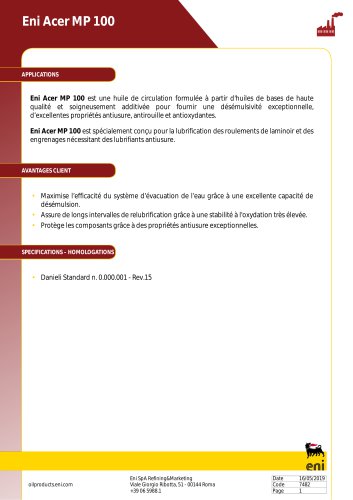 Eni Acer MP 100