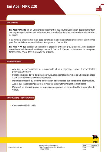 Eni Acer MPK 220