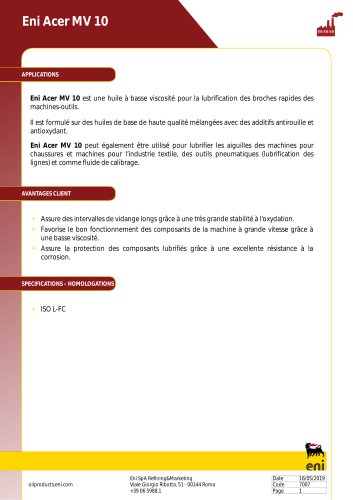 Eni Acer MV 10