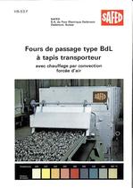 Fours de passage type BdL à tapis transporteur - 1