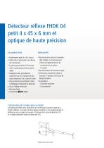 Flyer – Détecteurs optiques Série FHDK 04 - 2