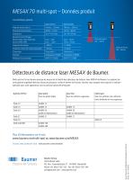 MESAX 70 multi-spot - Un détecteur de distance laser inédit pour les surfaces brillantes et très rugueuses. - 4