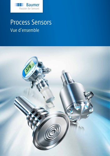 Process Sensors - Vue d’ensemble