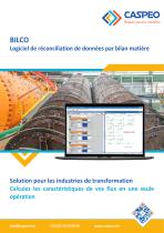 BILCO - Logiciel de réconciliation de données par bilan matière - 1