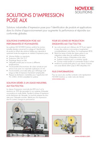 Télécharger la brochure ALX 92x Series