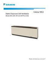 CAT 1600 -2 Daikin Classroom Unit Ventilators- Model AV Floor Units