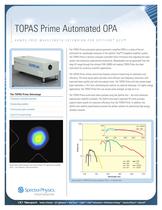 TOPAS Prime Automated Ultrafast OPAs