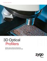 Zygo 3D Optical Profilers