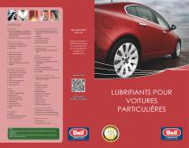 Lubrifiants pour voitures particulieres - 1