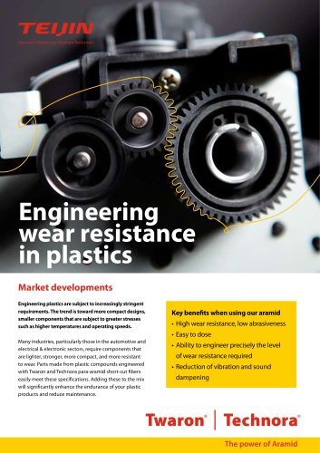 Teijin Aramid engineering plastics leaflet