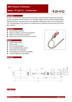 ZHYQ Melt pressure transducer PT124G-121/121T plastic extruder