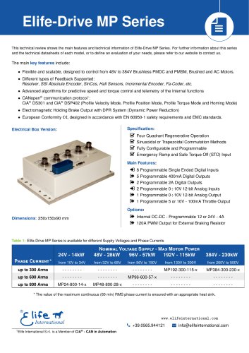 Elife-Drive MP Series