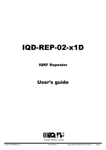 IQD-REP-02-x1D IQRF Repeater