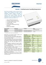 NLII-RH / Combined sensor humidity/temperature