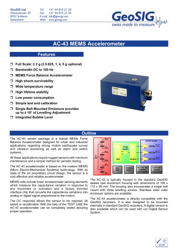 AC-4x Accelerometer