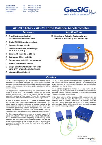 AC-7x Accelerometer