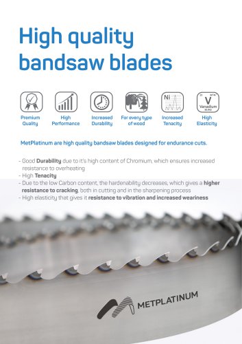 High quality bandsaw blades