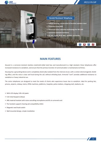 JR212-FK-SIP Specification