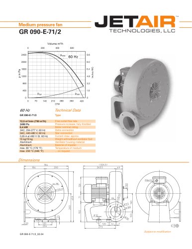 JET-Radial™ Blower GR-090