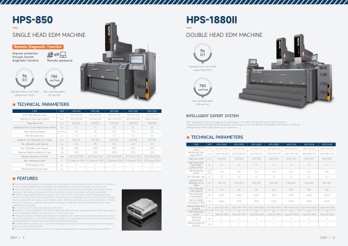 Single Head EDM Machine HPS-850/ Double Head EDM Machine HPS-1880II