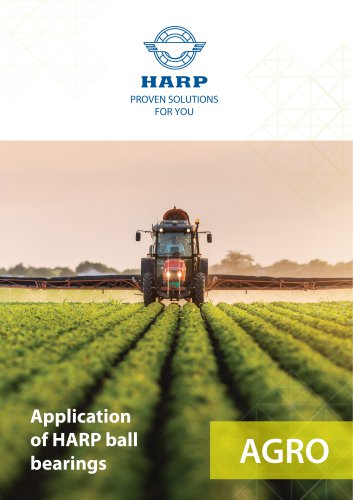 Application of HARP AGRO bearings