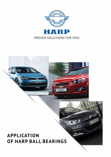 Application of HARP AUTO bearings