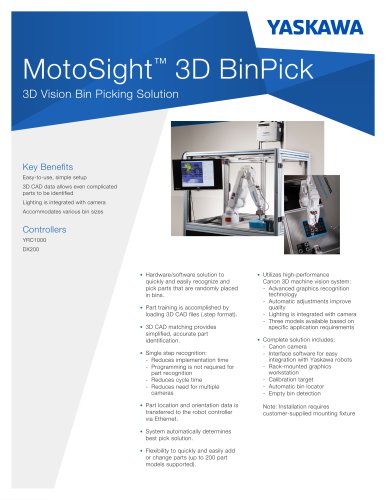 MotoSight 3D BinPick