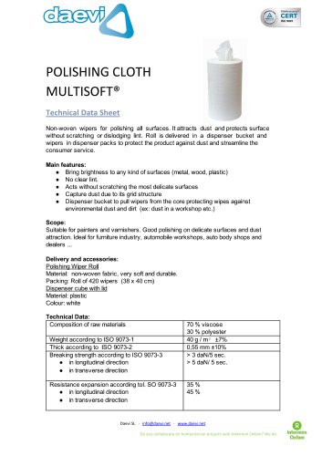 Multisoft polish cloth