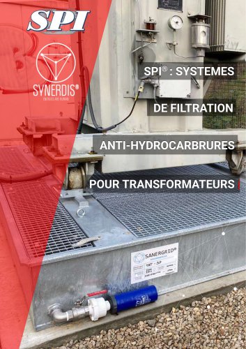 BROCHURE Filtres anti-hydrocarbures SPI SYNERDIS