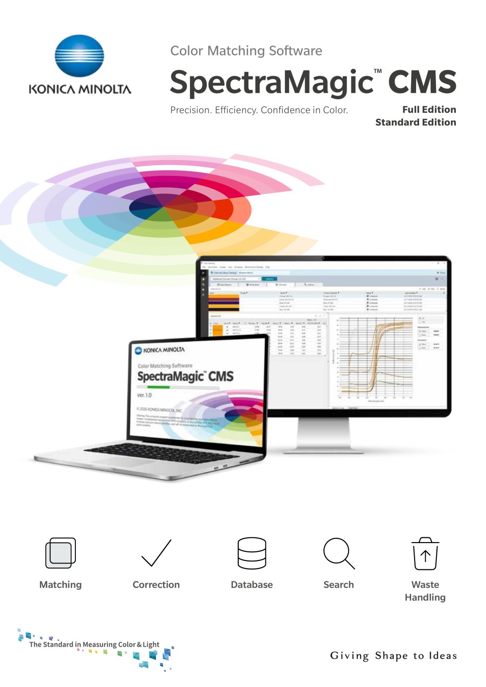 Colour Matching Software - SpectraMagic&trade; CMS - Konica Minolta