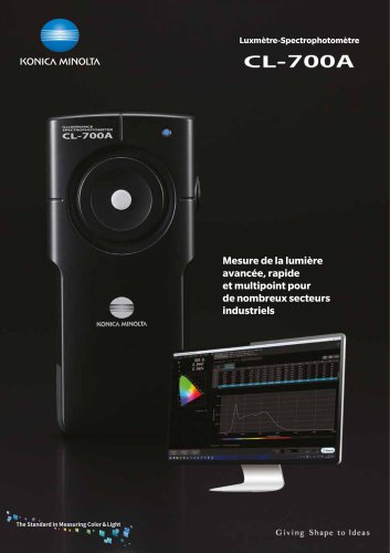 Luxm&egrave;tre-Spectrophotom&egrave;tre CL-700A