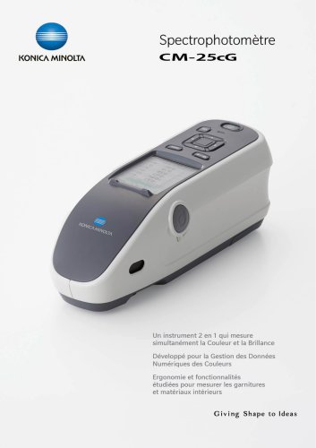 Spectrophotometer CM-25cG
