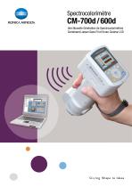 Spectrophotomètres CM-700d / CM-600d - 1