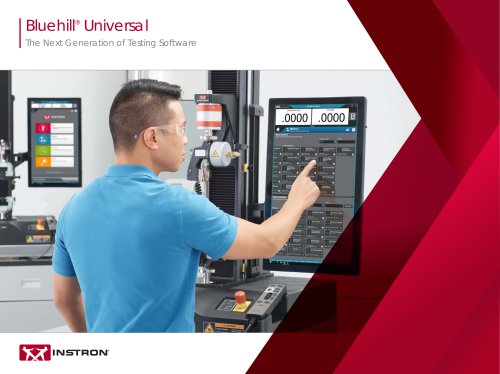 Bluehill Universal Materials Testing Software