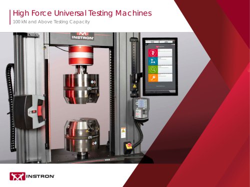 High Force Universal Testing Machines