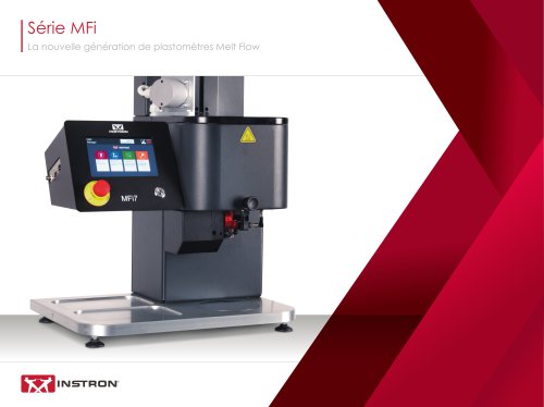 S&eacute;rie MFi | La nouvelle g&eacute;n&eacute;ration de plastom&egrave;tres Melt Flow