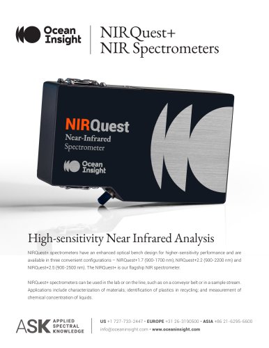 NIRQuest+ Spectrometer